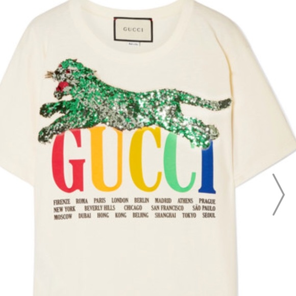 gucci jaguar shirt